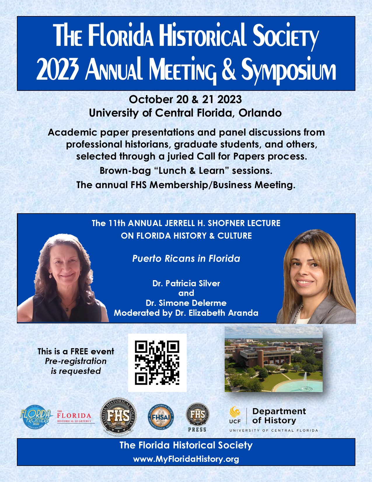 2023 Florida Historical Society Annual Meeting & Symposium at UCF