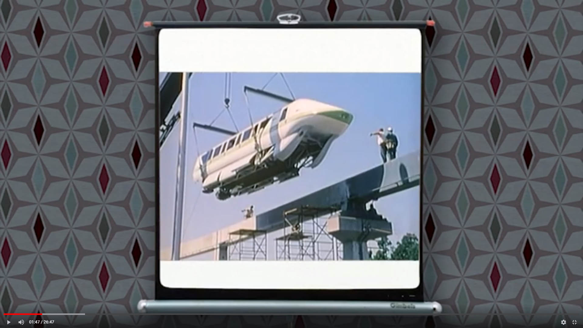 Walt Disney World monorail construction