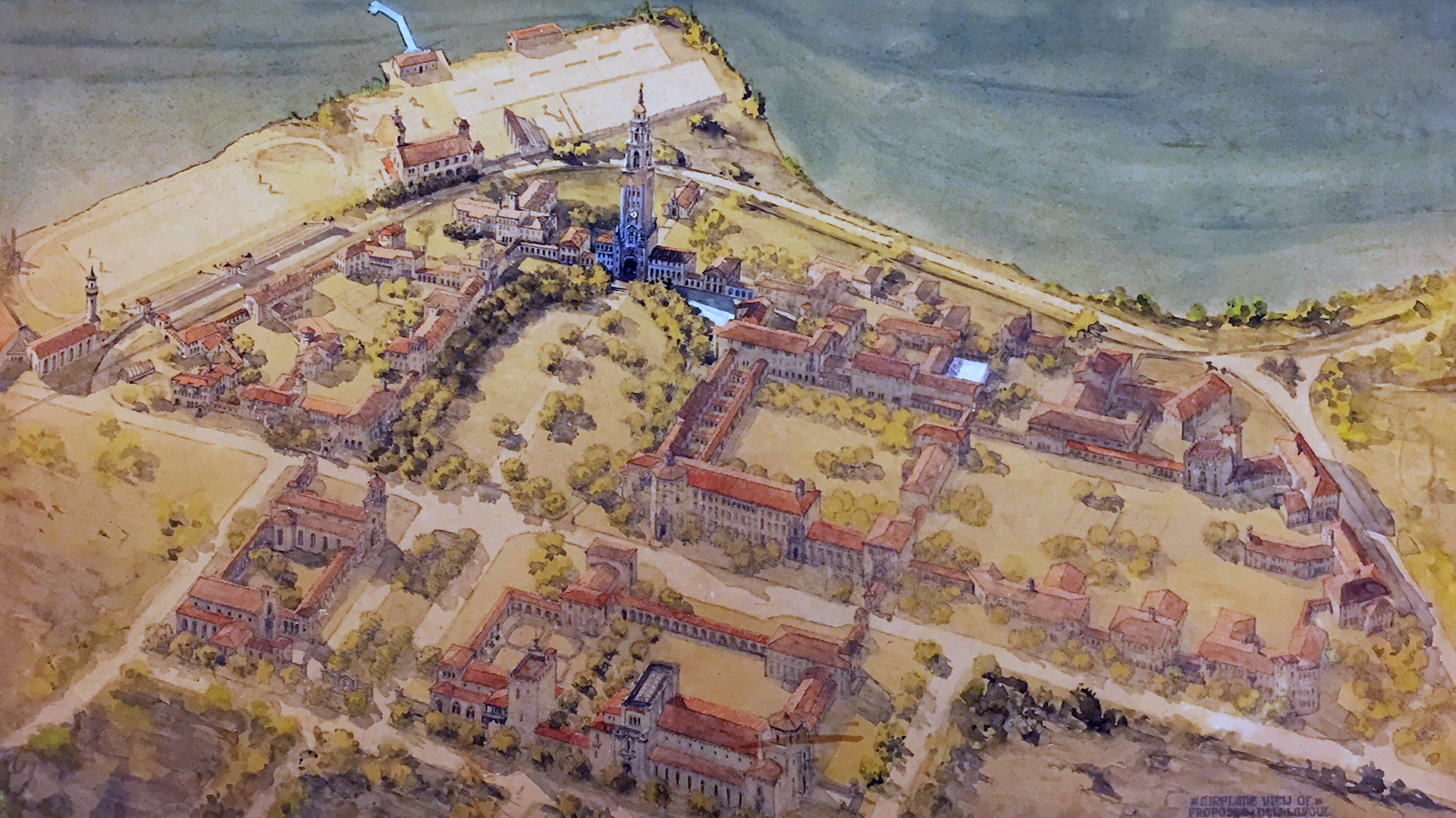 Old Sketch of Rollins College