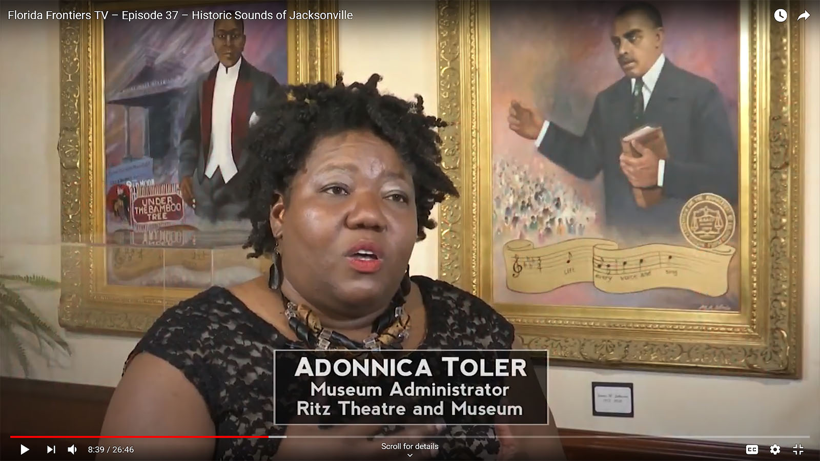 Adonnica Toler, Museum Administrator, Ritz Theatre and Museum