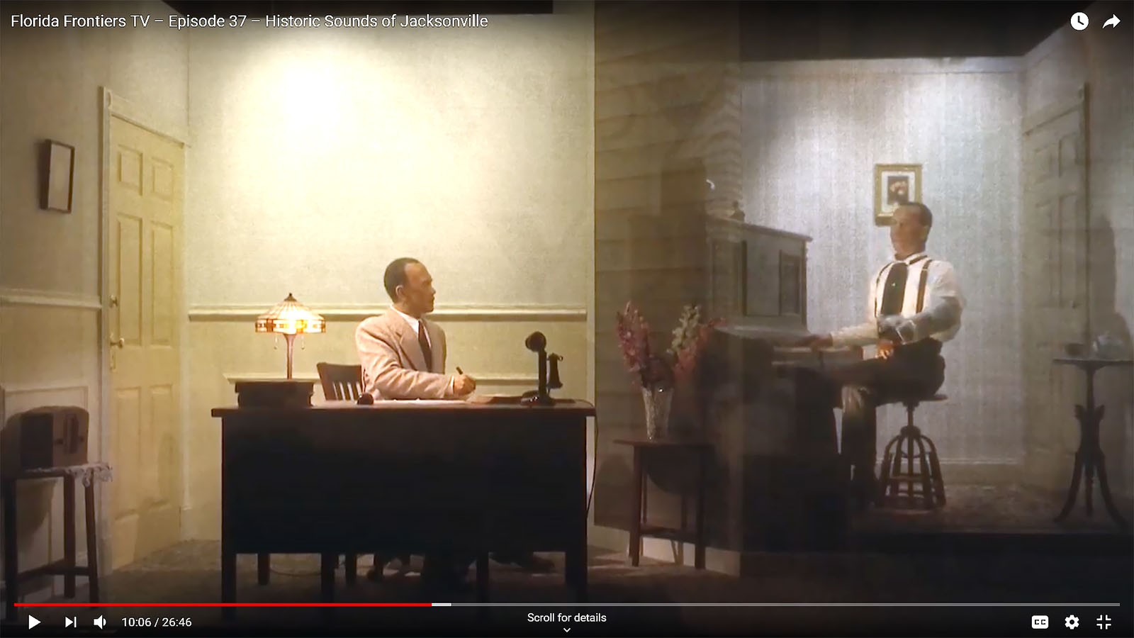 The Ritz Theatre and Museum has an animatronic show tells the story of James Weldon Johnson and brother John Rosamond Johnson