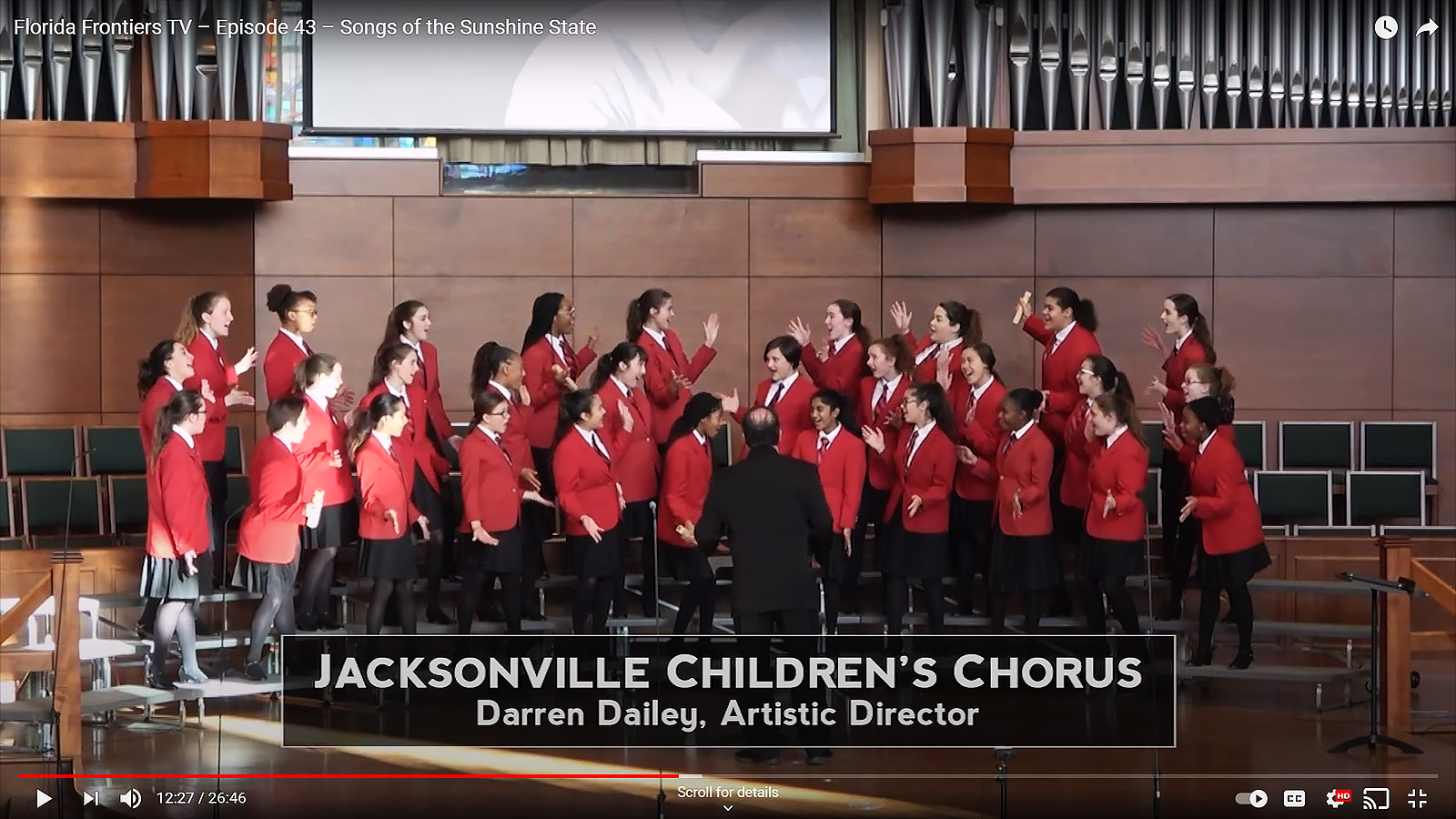Jacksonville Children's Chorus, Darren Daily Artistic Director