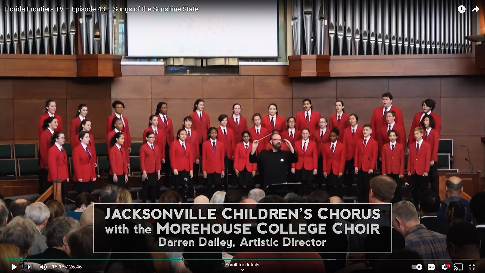 Jacksonville Children's Chorus, Darren Daily Artistic Director