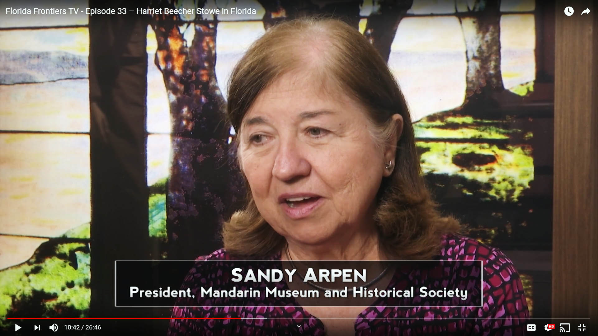 Sandy Arpen - President, Madarin Museum and Historical Society