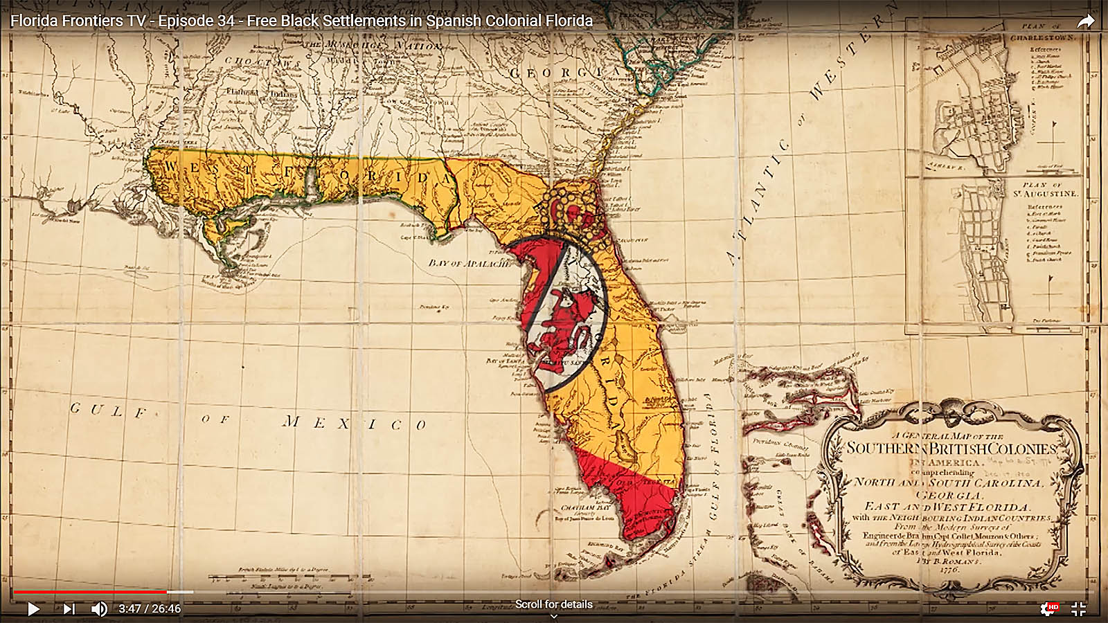 Map Southern British Colonies
