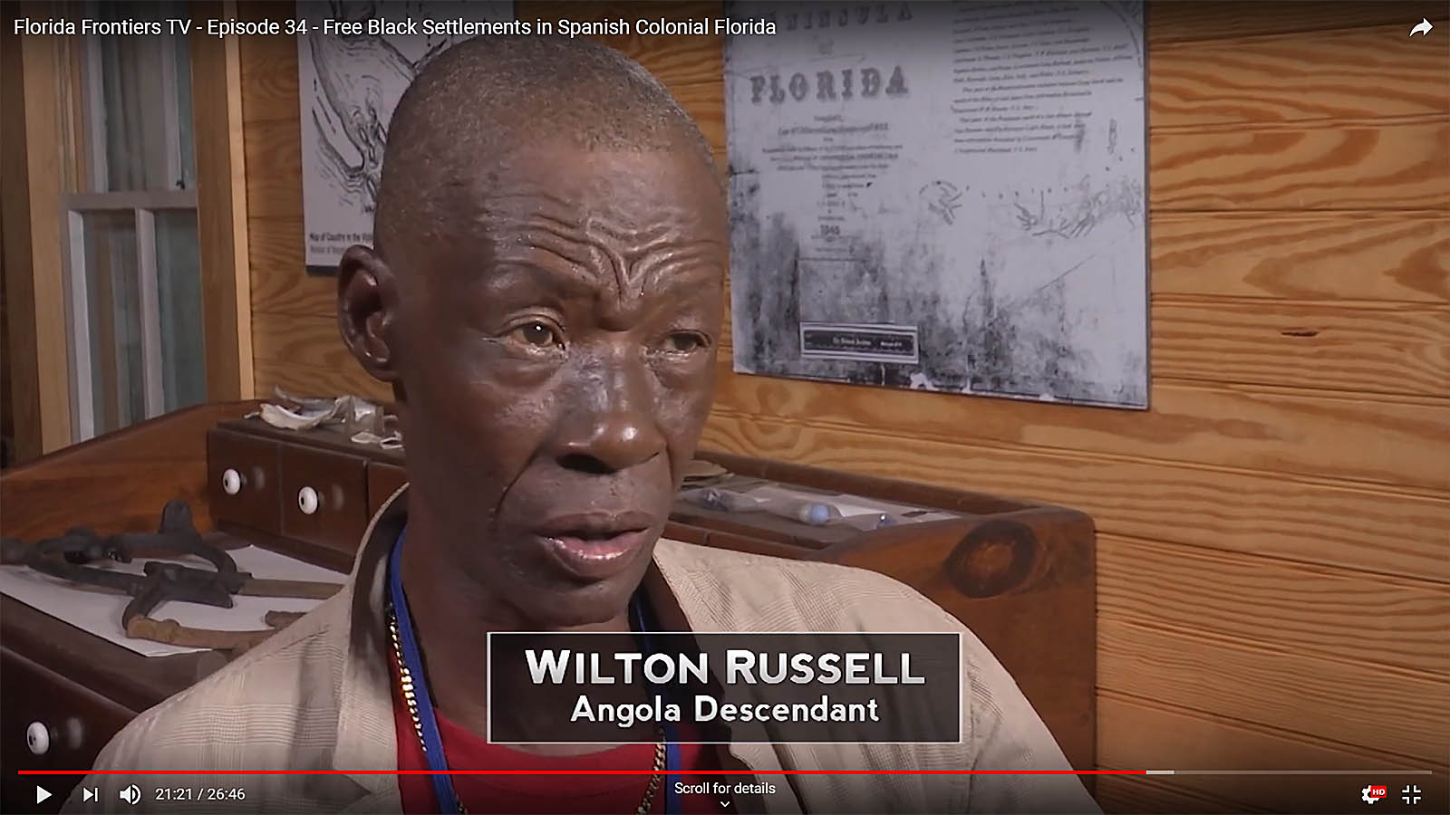 Wilton Russell, Angola Descendant