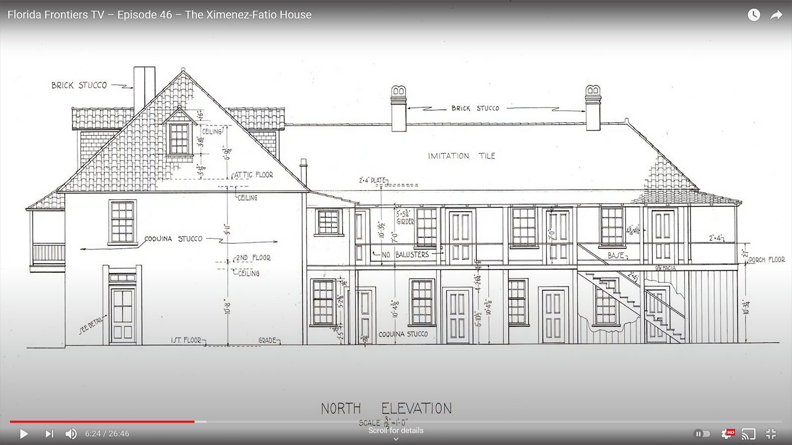 Ximenez-Fatio House, sketch