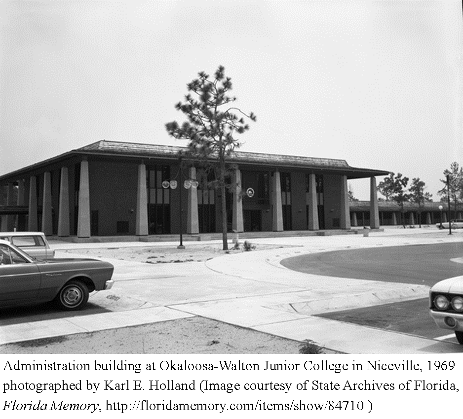 Niceville campus of the Okaloosa-Walton Junior College dedicated