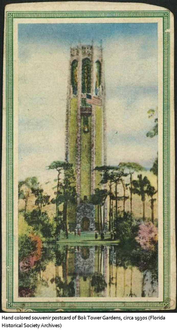 The Bok Tower Gardens and Bird Sanctuary was dedicated