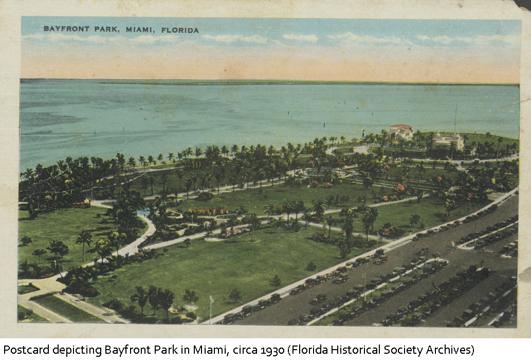 Bayfront Park Miami, 1930