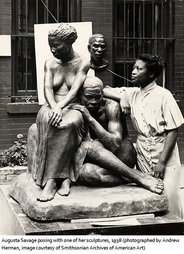 Sculptor Augusta Christine Savage born