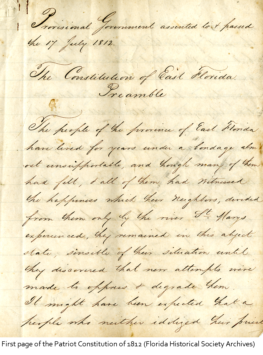 Patriot Army camped on Rose's Bluff
