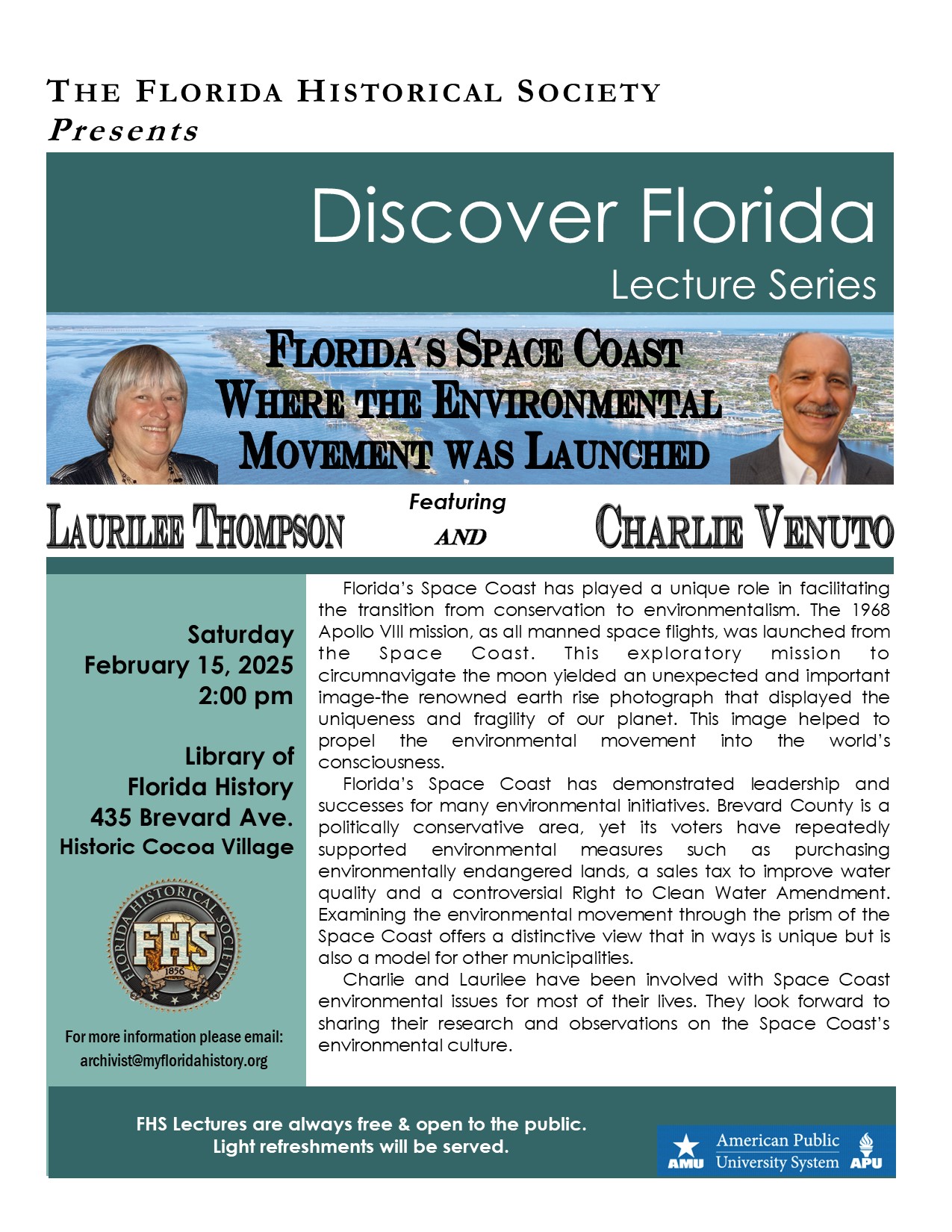 Discovery Florida Lecture Series