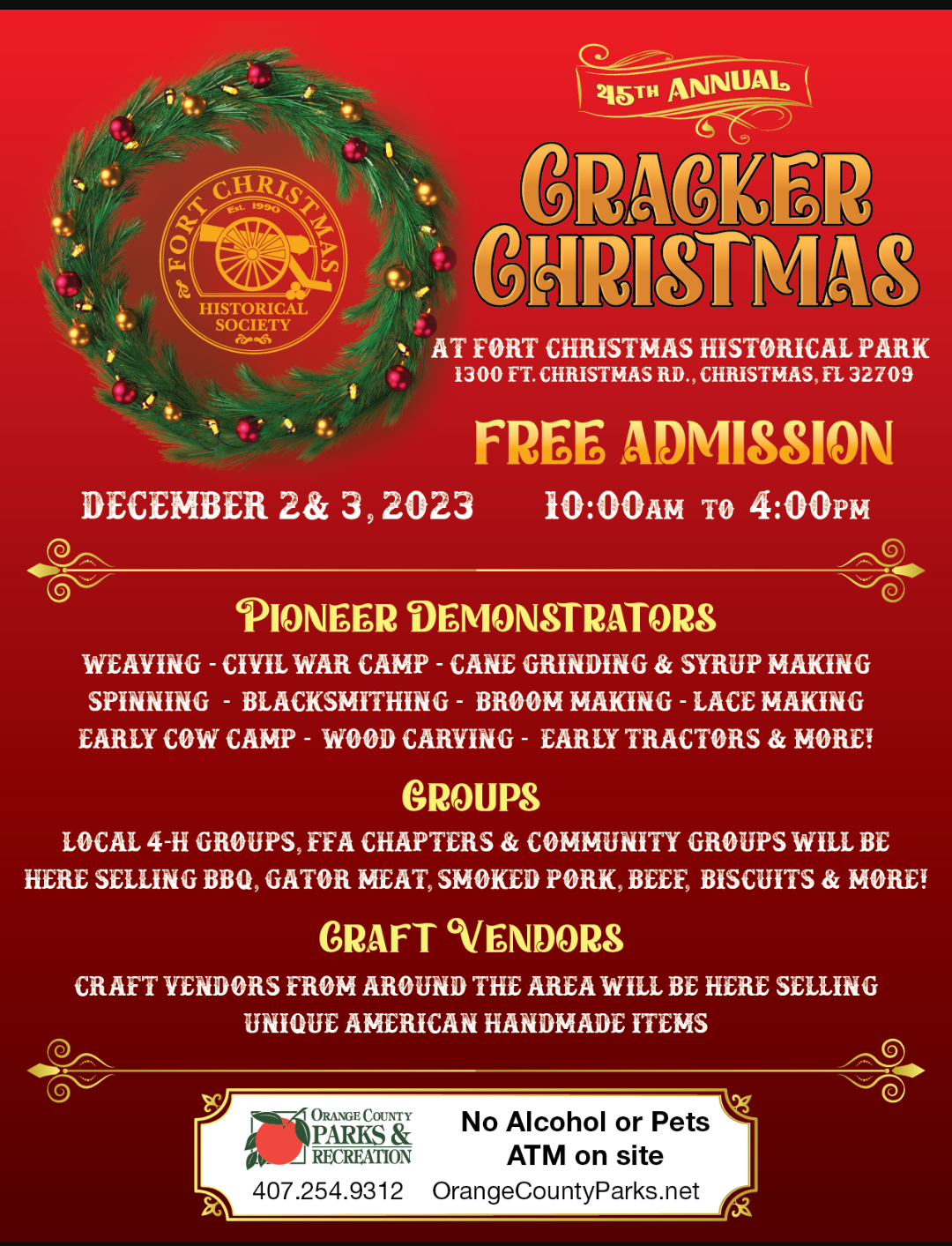 Cracker Christmas Florida Historical Society