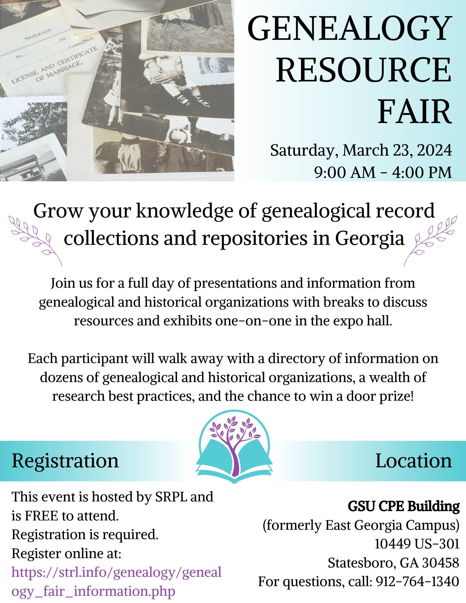 Genealogy Resource Fair 2024
