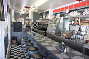 Burger Inn counter