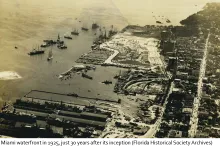 Miami waterfront 1925