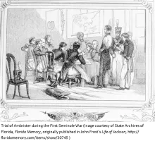 Robert Ambrister and Alexander Arbuthnot were hanged