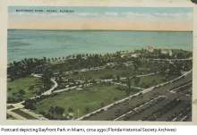Bayfront Park Miami, 1930