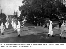 1922 - The Ku Klux Klan participated in the Tourist's Day parade in Brooksville