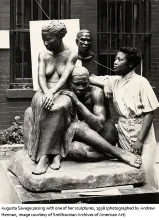 Sculptor Augusta Christine Savage born