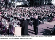 Daniel T. McCarty inaugurated