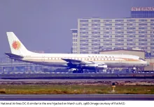 Three Cuban exiles hijacked a National Airlines DC-8 Flight 28 from Tampa