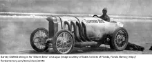 Barney Oldfield established a new land speed record