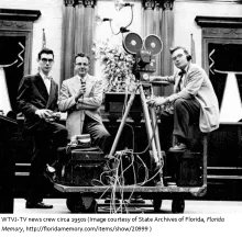 Miami’s first television station aired its first broadcast