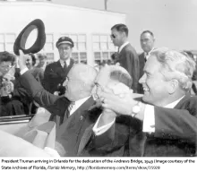 Dedication ceremony of the Charles O. Andrews causeway