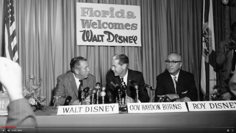 Florida Welcomes Walt Disney