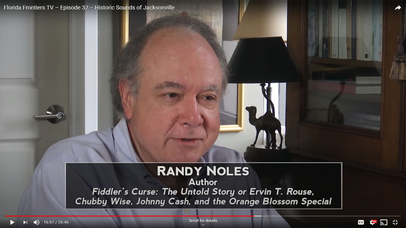 Randy Noles, Author - Fiddlers Curse