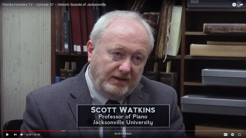 Scott Watkins, Professor of Piano, Jacksonville University