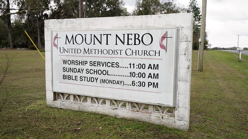 Mount Nebo United Methodist Church sign