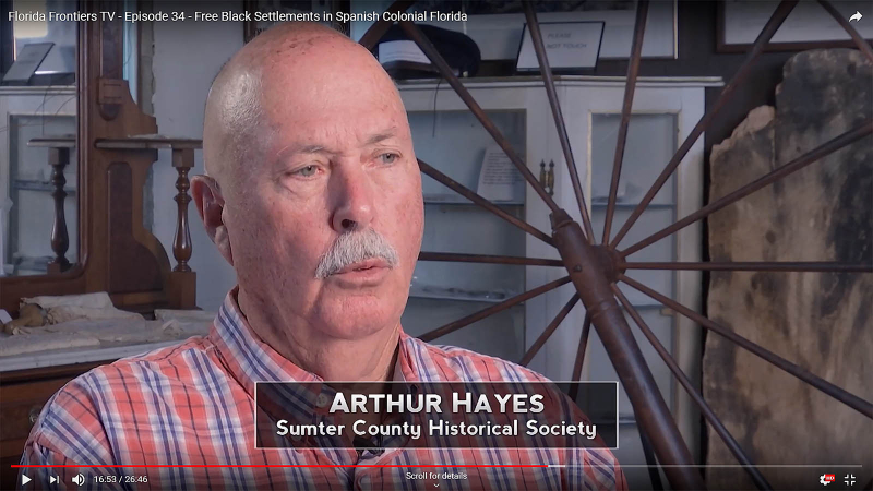 Arthur Hayes, Sumter County Historical Society