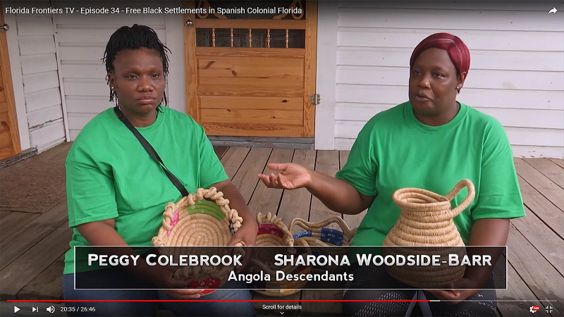 Peggy Colebrook, Sharona Woodside Barr, Angola Descendants