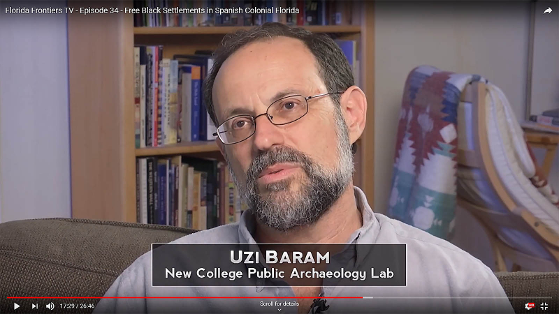 Uzi Baram, New College Public Archaeology Lab