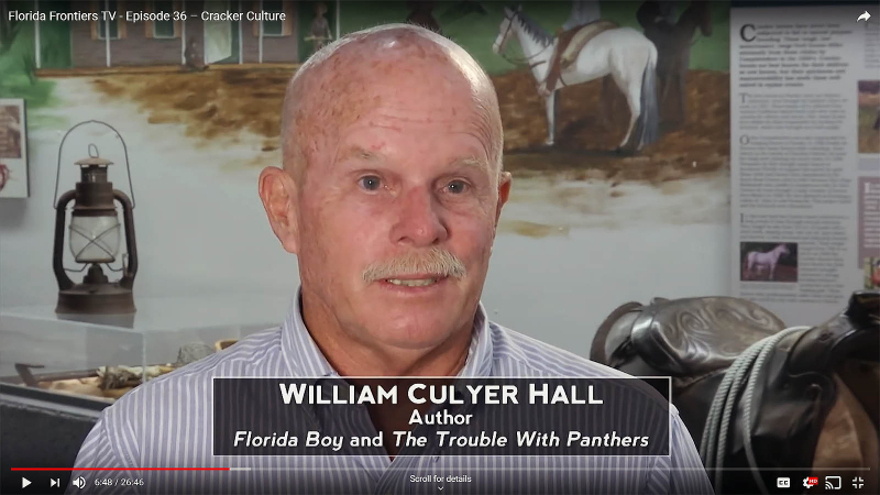 William Culyer Hall, Author, Florida Boy, Trouble With Panthers