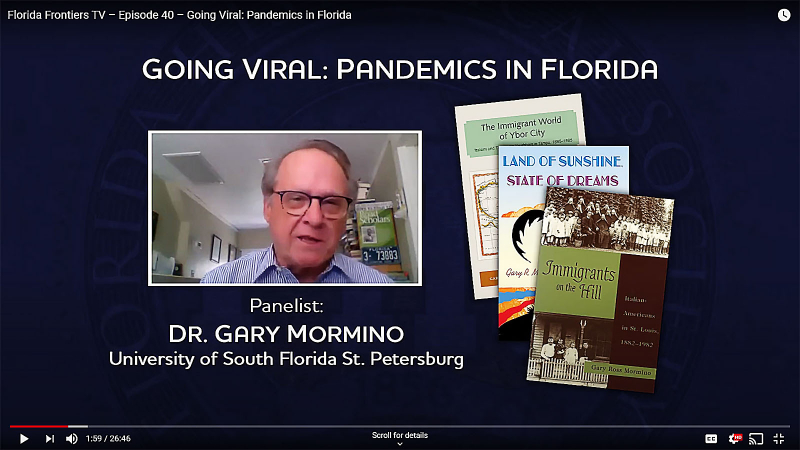 Dr. Gary Mormino, University of South Florida St. Petersburg