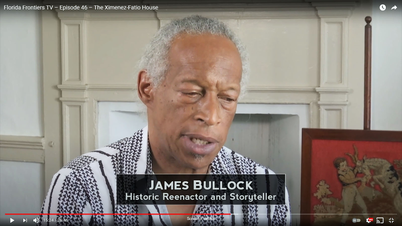 James Bullock, Reenactor and Storyteller